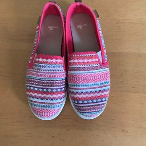 Sanuk Brook TX Pink Raspberry Canvas Slip on Shoes Women’s Size 6
